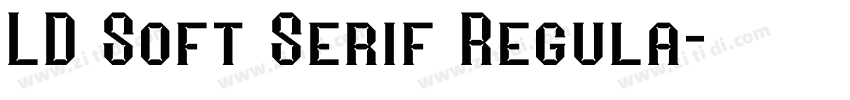 LD Soft Serif Regula字体转换